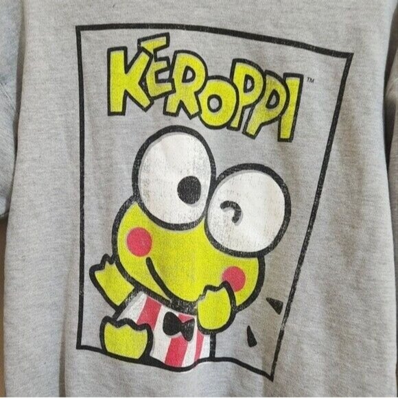 Hot topic Sanrio Keroppi Jumbo Graphic Sweatshirt size M - Picture 3 of 5